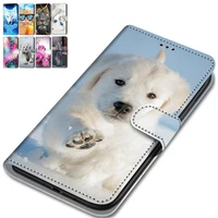 kids wallet cover for case samsung galaxy j6 plus 2018 j530 j510 a42 5g s20 fe s21 ultra animal floral leather phone shell o08f
