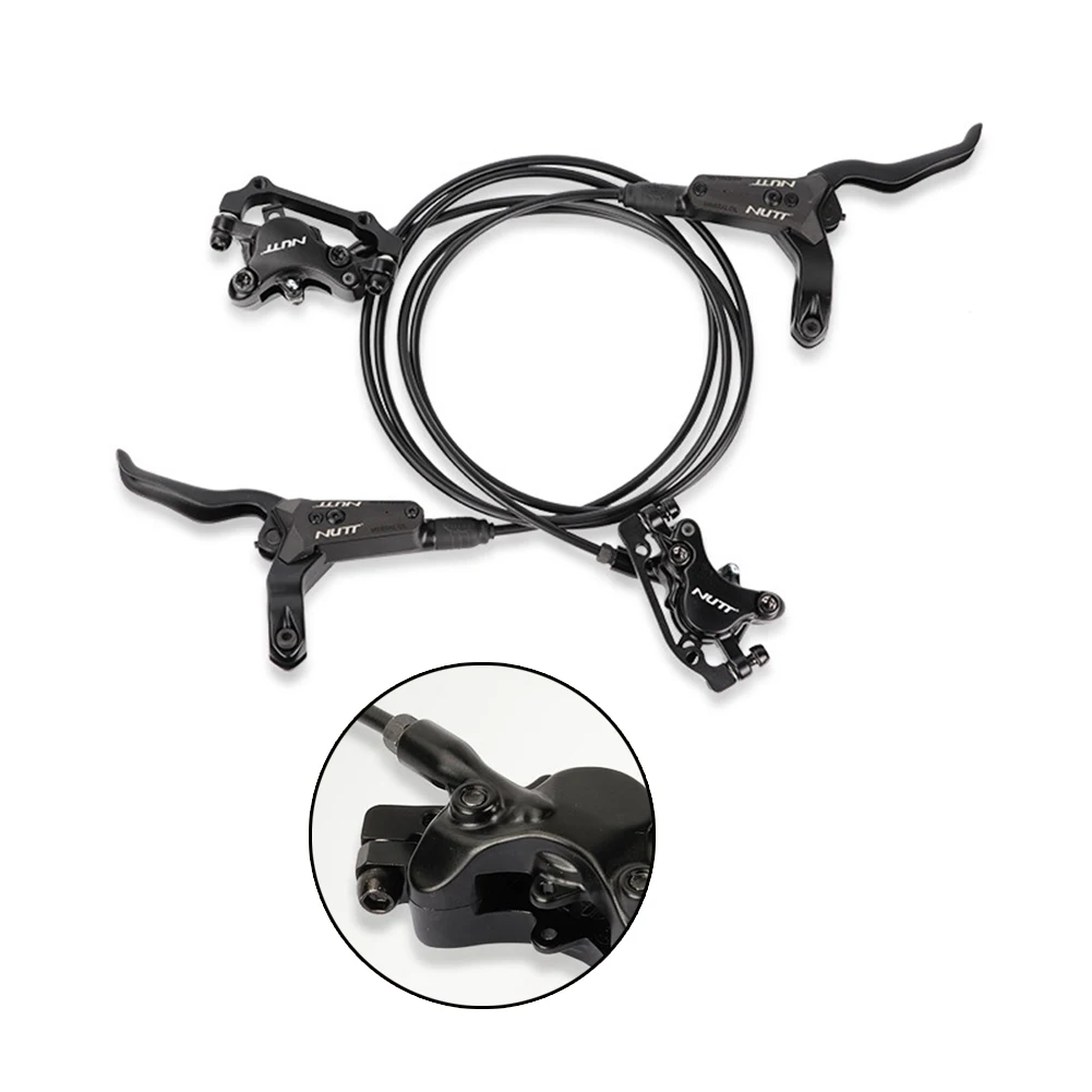 

1 Pair Bike Hydraulic Disc Brake Front And Rear Aluminum Alloy MTB Road Mountain Bicycle Cycling Disc Brake Parts