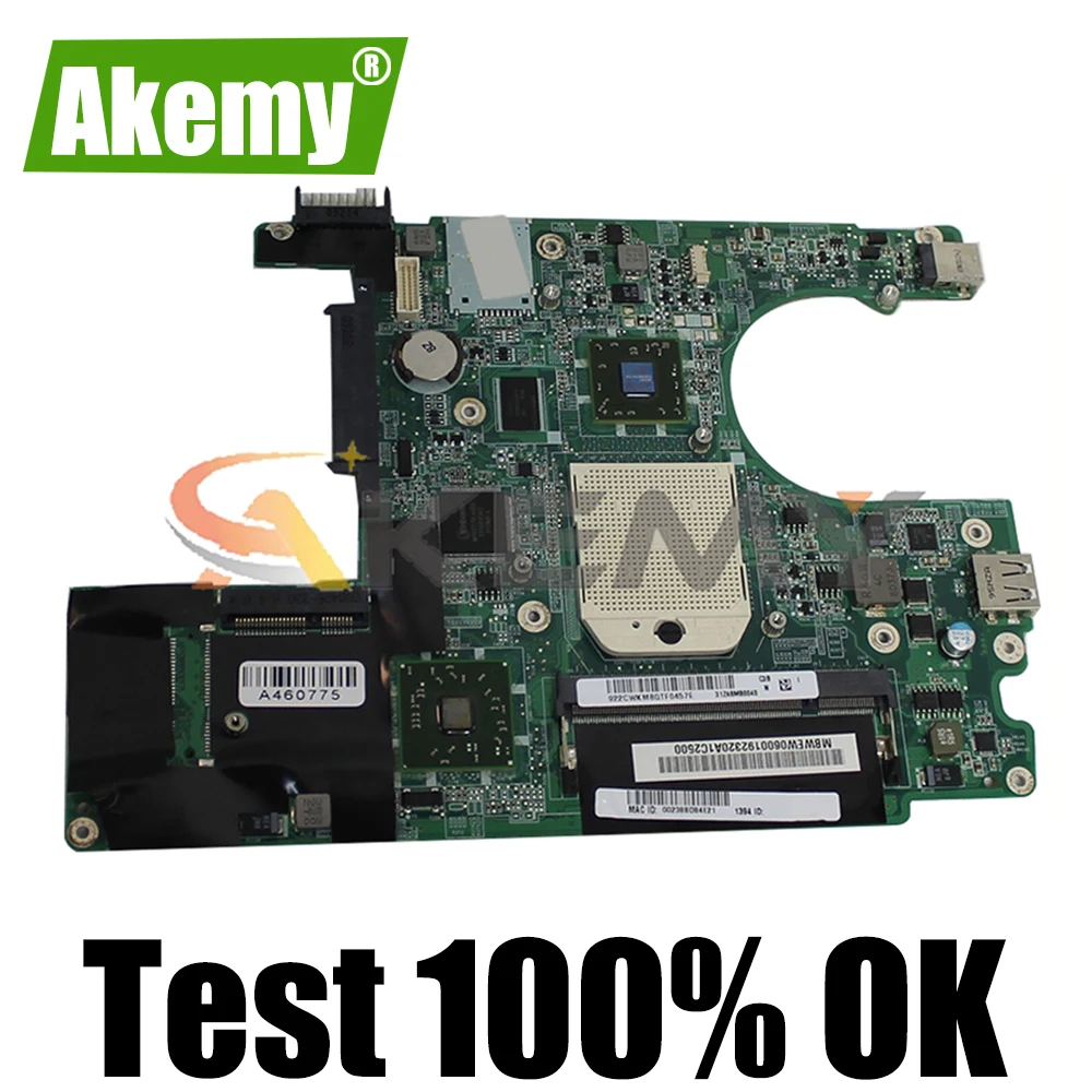 

AKEMY MBWEW06002 MB.WEW06.002 DA0ZA8MB6C0 31ZA8MB0040 Laptop motherboard for gateway LT3103U LT3114U LT3101U LT3104U Main board