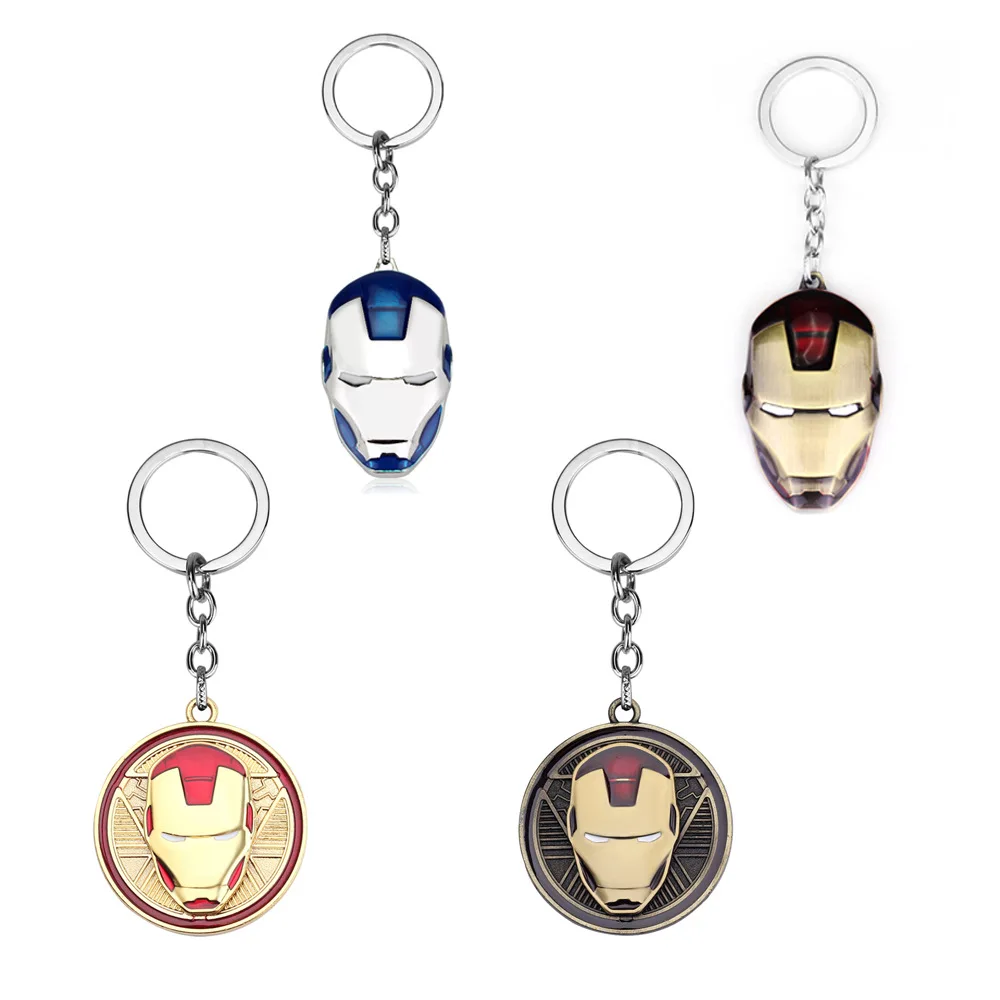 

Marvel Avengers Alliance Iron Man Keychain Creative Pendant Car Bag Key Chain Pendant Birthday Gift