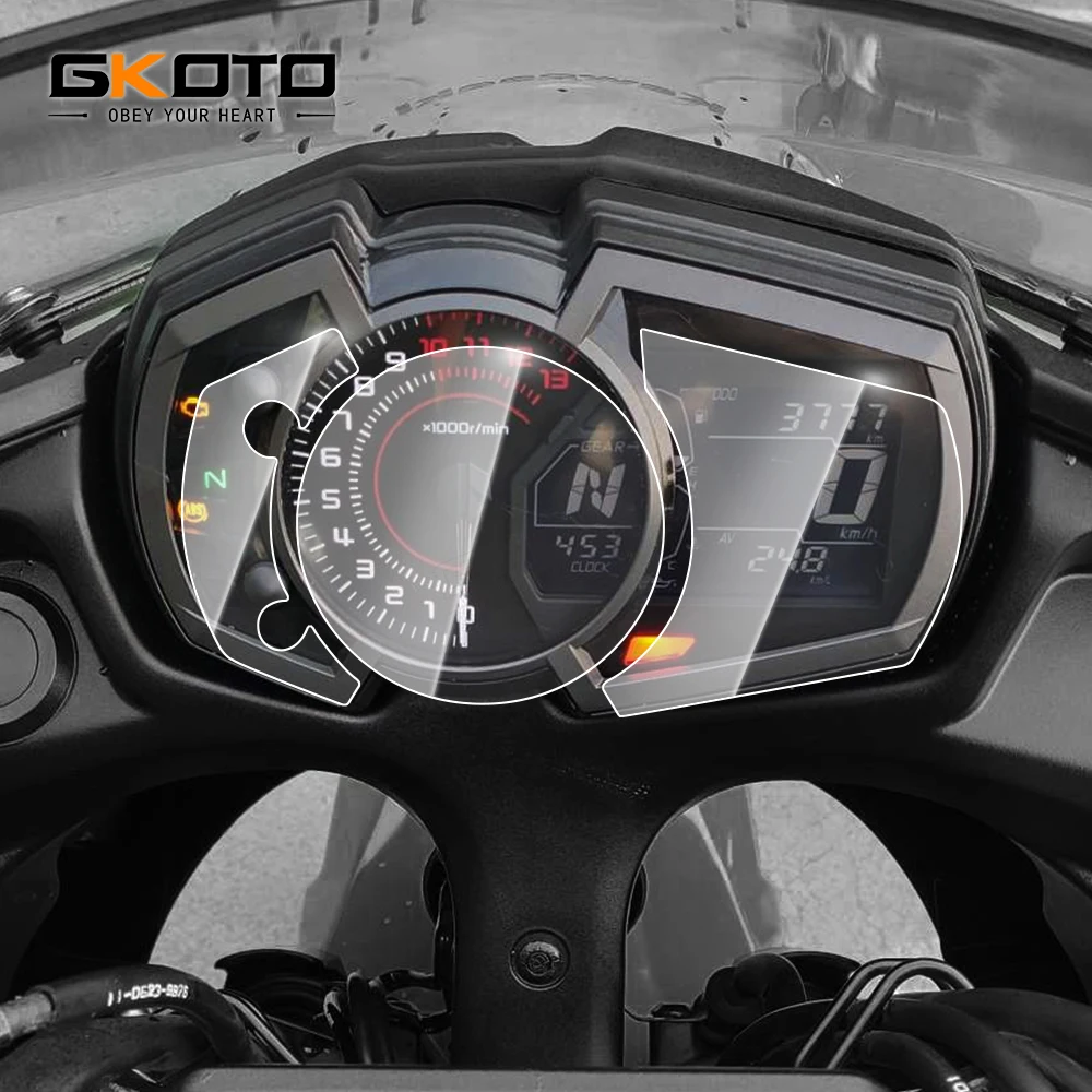 

For KAWASAKI NINJA 400 18-22 NINJA 650 17-19 Motorcycle Instrument Dashboard Cluster Scratch Protection Film Screen Protector