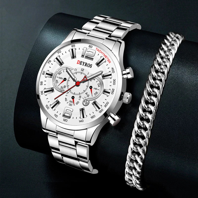 

часы мужские Модные мужские часы, роскошные мужские деловые Кварцевые аналоговые наручные часы из нержавеющей стали, мужские повседневные ...