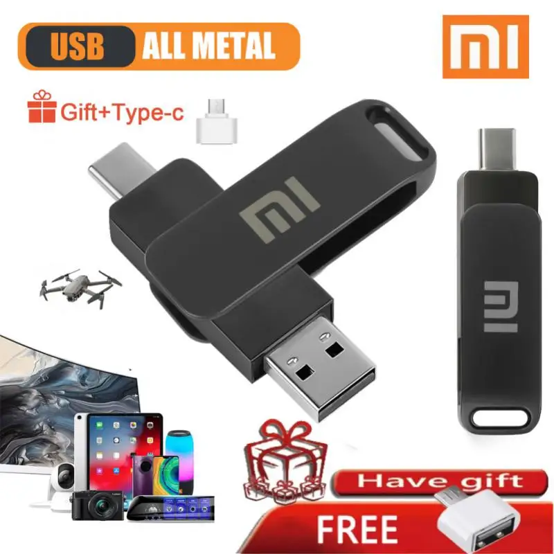 

Оригинальная металлическая Флешка XIAOMI, OTG, флешка, флешка, ТБ, 512 ГБ, 256 ГБ, 128 ГБ, Usb Type-c, двойная Флешка OTG, USB флеш-накопитель, высокая скорость, Н...