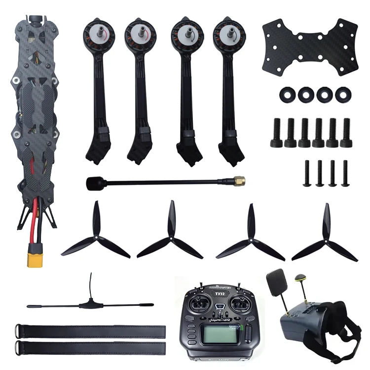 FPV Дроны SKD Запчасти 7 10 13 &quotVTX 5 8G 3 Вт Штабелированное соотношение F405 Caddx Ratel Ночное