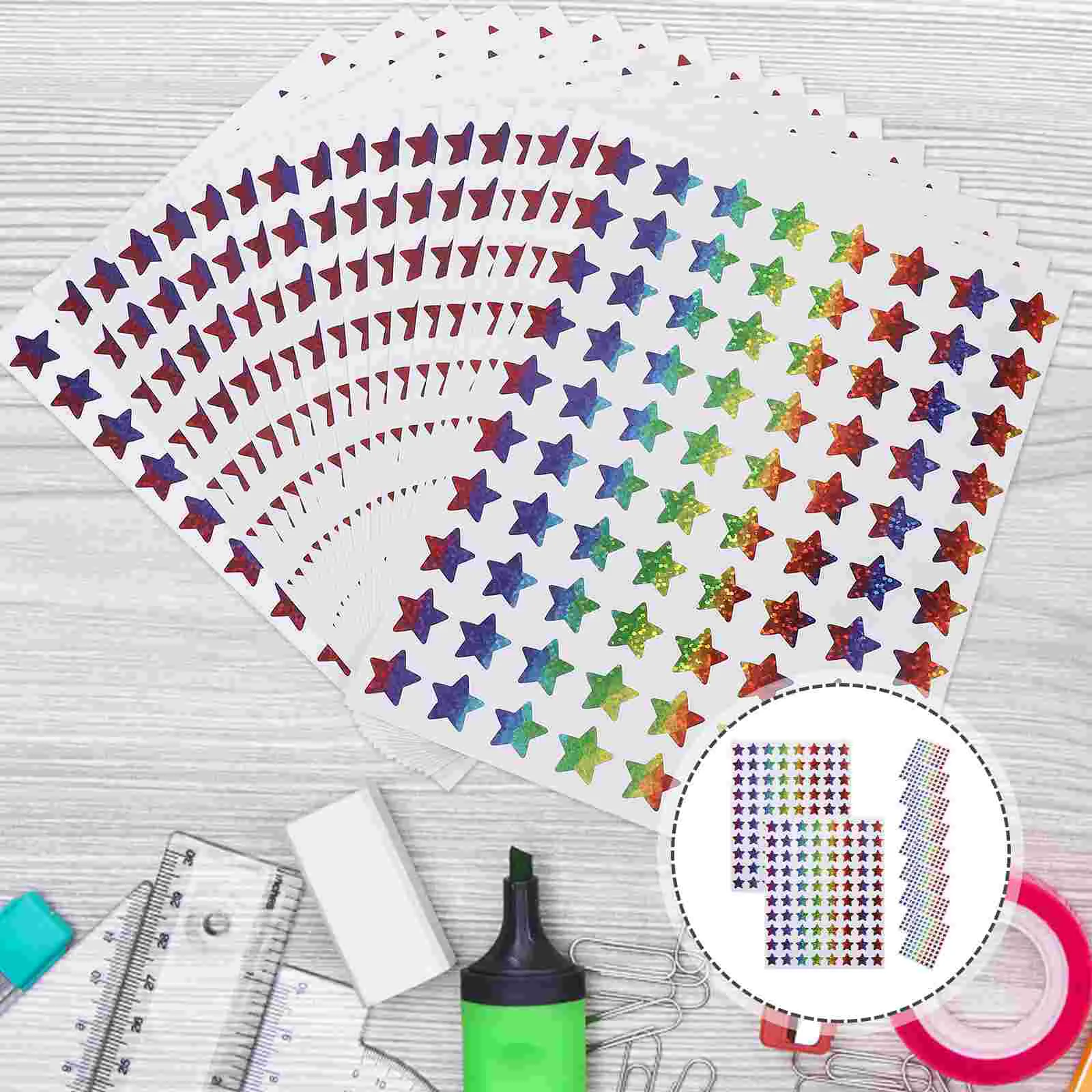 

18 Sheets Mini Scrapbook Stickers Laptop Aesthetic Notebook Decorative Phone Child