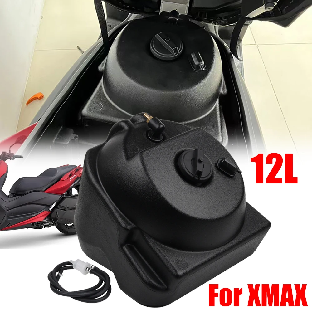 

For YAMAHA XMAX300 XMAX 300 250 125 X-MAX X-MAX300 2017-2023 2022 Accessories Auxiliary Fuel Tank Gas Petrol Seat Bucket Tank