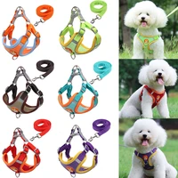 dog harness for small dogs cats reflective adjustable puppy harness leash set dogs harnesses vest chihuahua for small medium dog