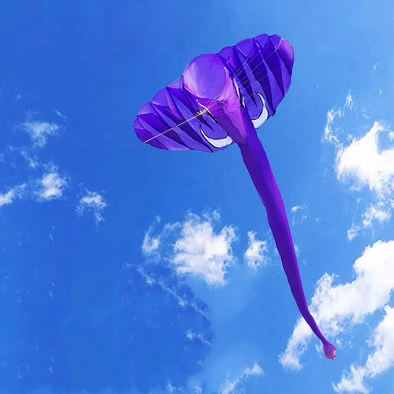 Бесплатная доставка воздушный змей в виде слона мягкий гигантский катушка