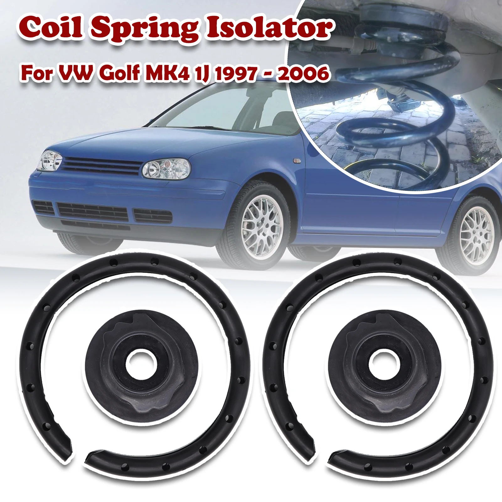 Для VW Golf MK4 1J задняя ось пружинный изолятор Крепежная пластина амортизационная