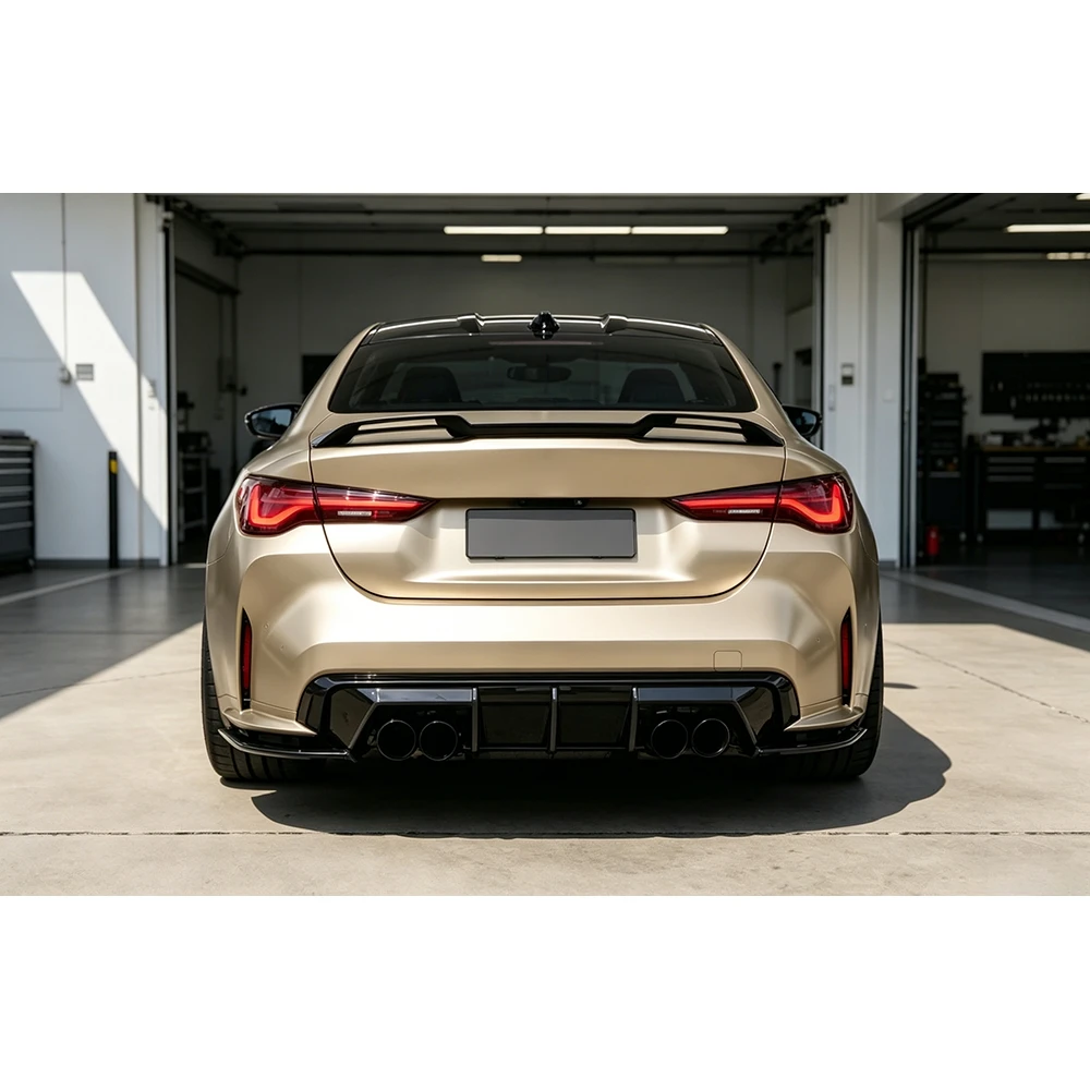 Накладка на задний спойлер из сухого карбона для тюнинга BMW 4 серии G22 G82 M4 Coupe 2021 2022 2023 2024 (art.: 3920db2385e09) - 3920db2385e09