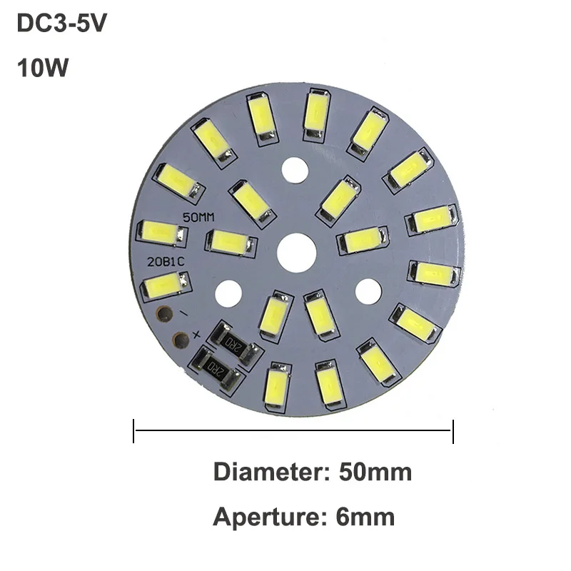 Фото 1 шт. 5730 SMD DC5V светодиодная лампа источник света USB универсальные лампы бусины теплый свет/белый свет 1W1.5W2W3W4W5W10W12W. №4