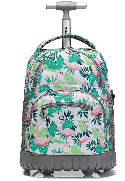 School Rolling Backpacks bags 16 Inch Kids wheeled Backpacks for teenagers  trolley bag luggage Wheeled backpacks bag for school
