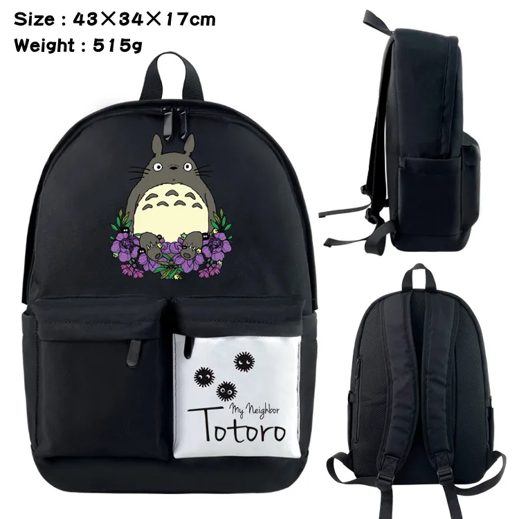 Totoro Lovely Children Anime Backpacks Girl Boy Student Nylon School Bags Fashion Large Backpack for Travel Computer Bag Mochila