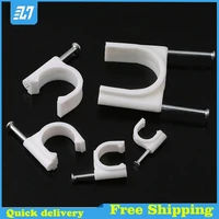 wire clamp wire fixing wall steel nail line card plastic buckle wire nail network cable nail wall nail card nail wiring device
