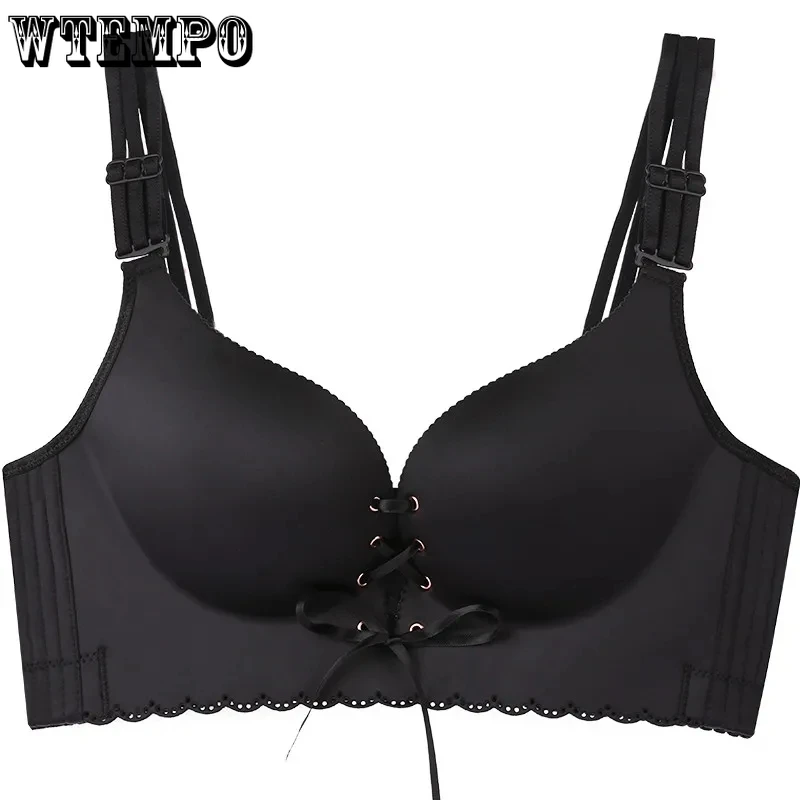 Бюстгальтер женский с эффектом пуш-ап Тонкий Невидимый Бралетт без косточек