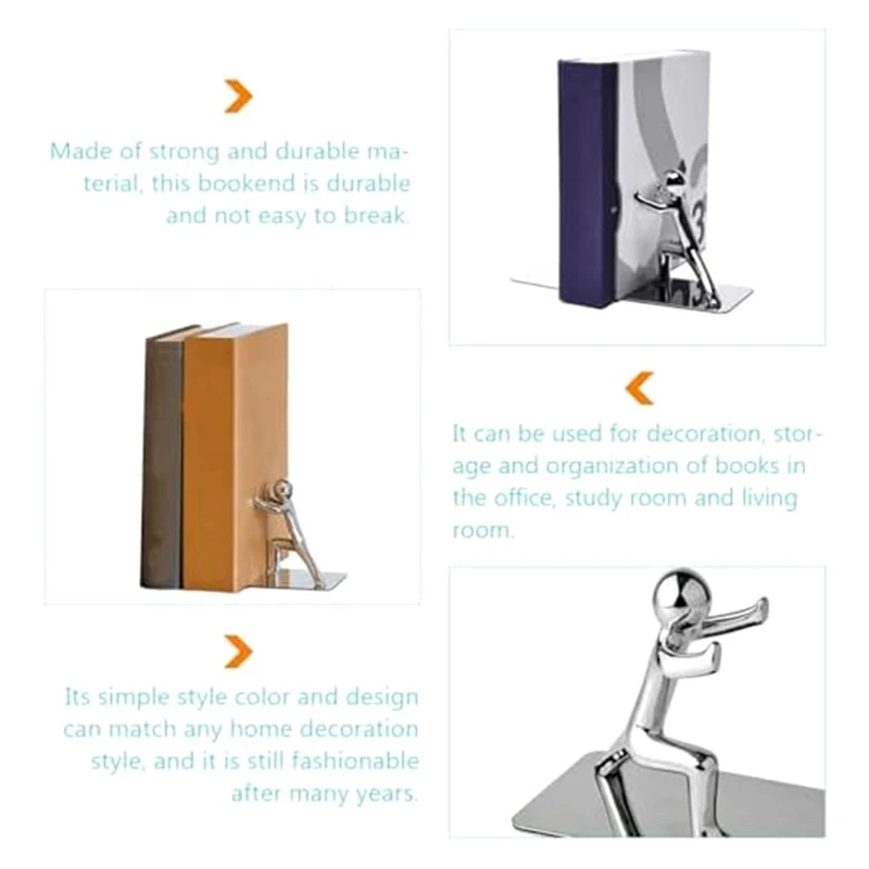 Креативная книжная полка подставка для книг концы удержания чугунные книжные