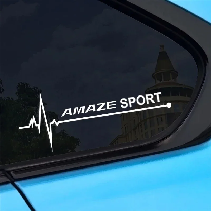 Виниловые автомобильные наклейки эмблема боковое окно наклейка для Honda AMAZE SPORT Logo