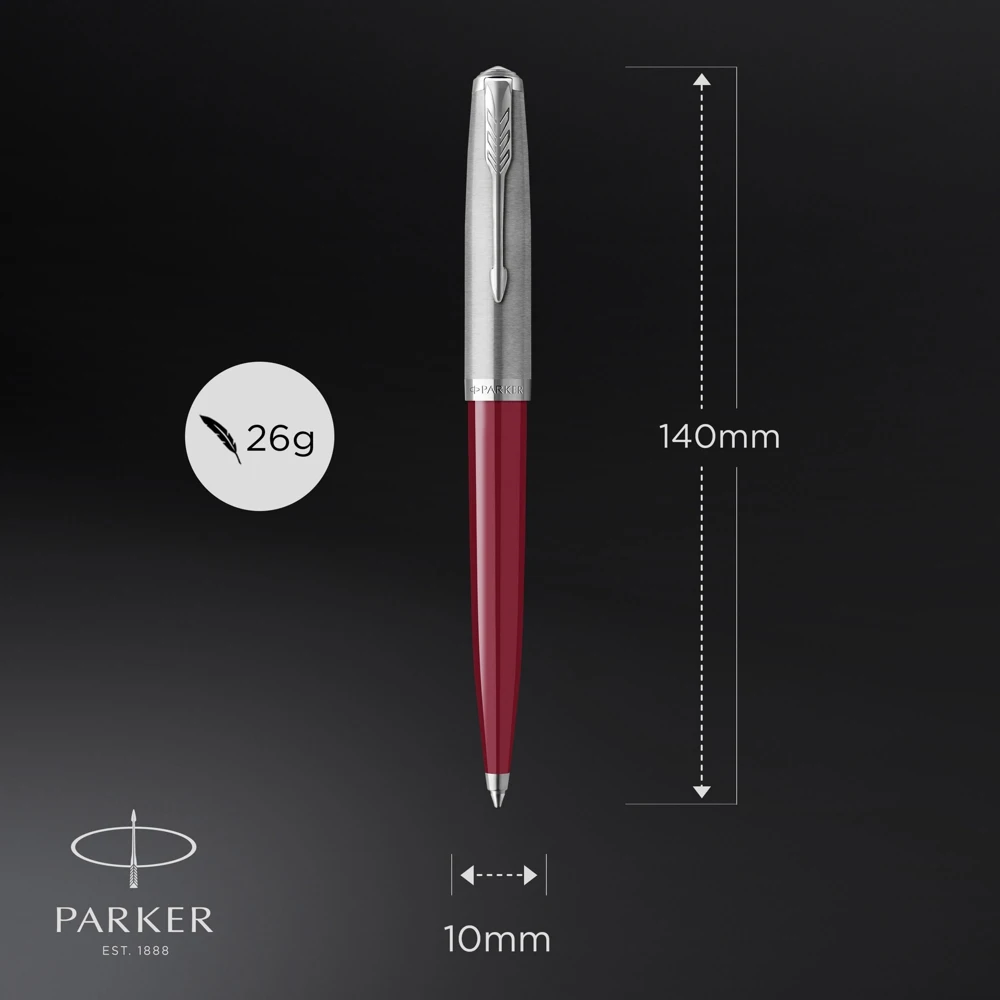 Ручка шариков. Parker 51 Core (2123498) Burgundy M черные подар.кор. |