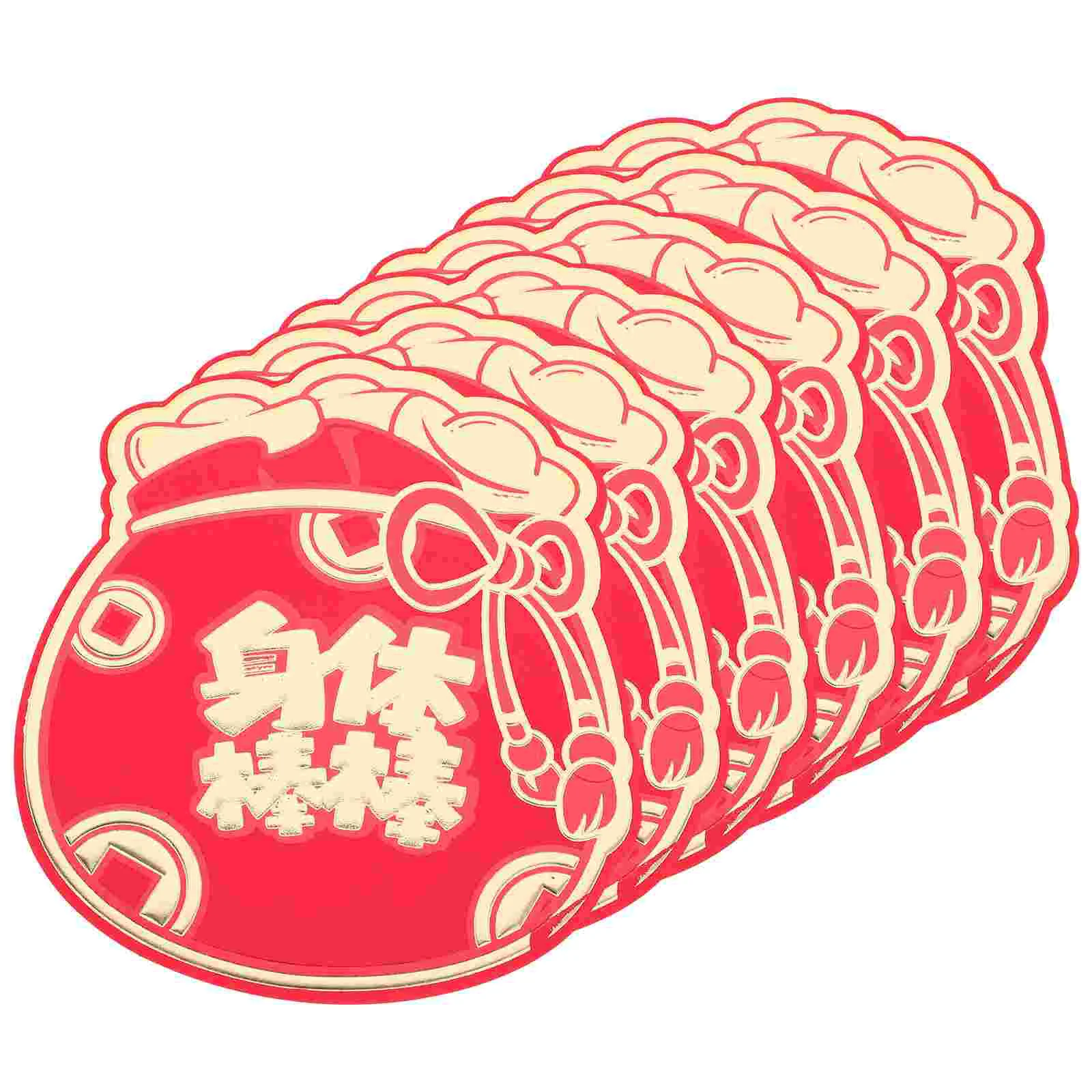 

6 шт., бумажные конверты в китайском стиле