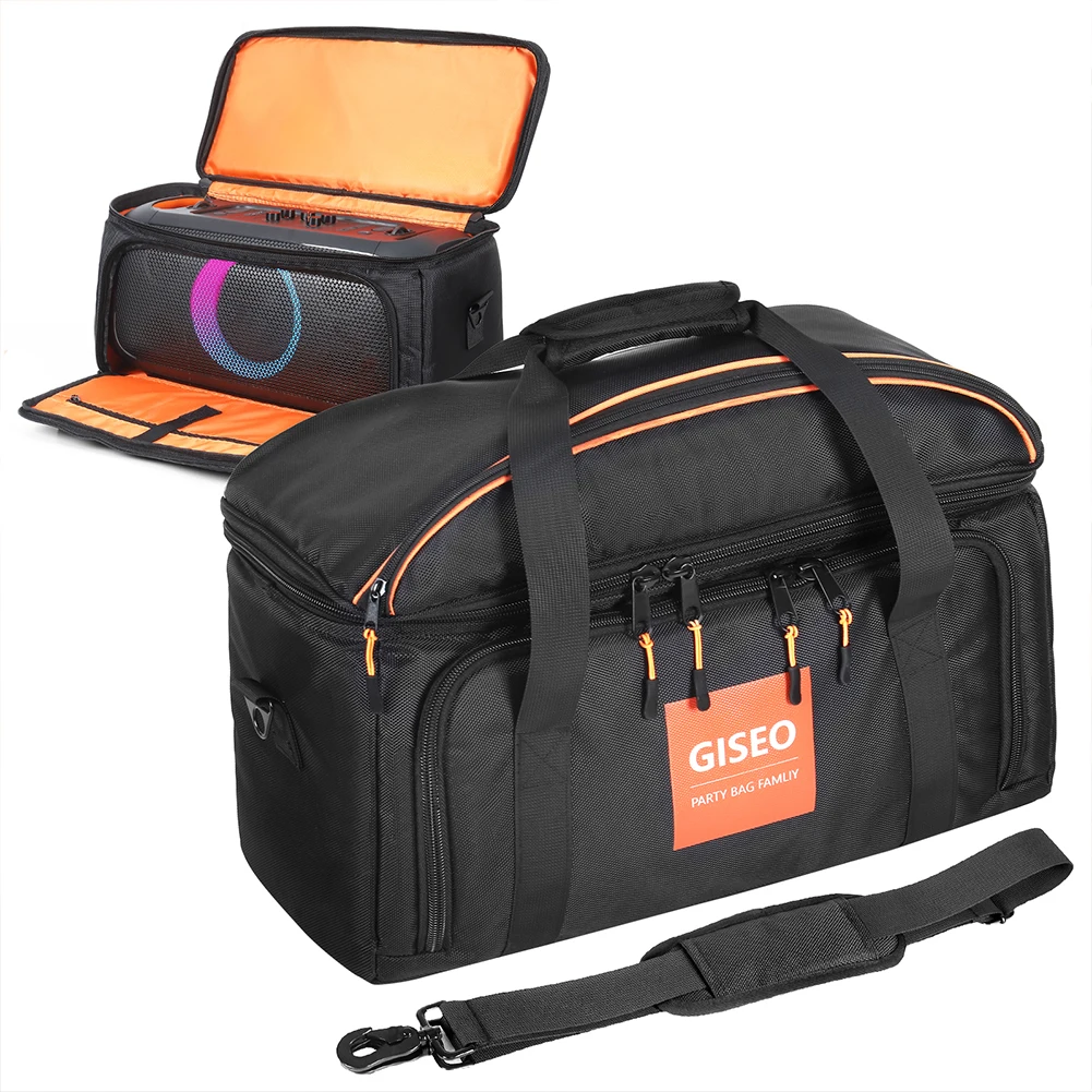 

Waterproof Carrying Case with Handle Oxford Cloth Wireless Speaker Case Adjustable Strap Accessories for JBL PARTYBOX ON-THE-GO