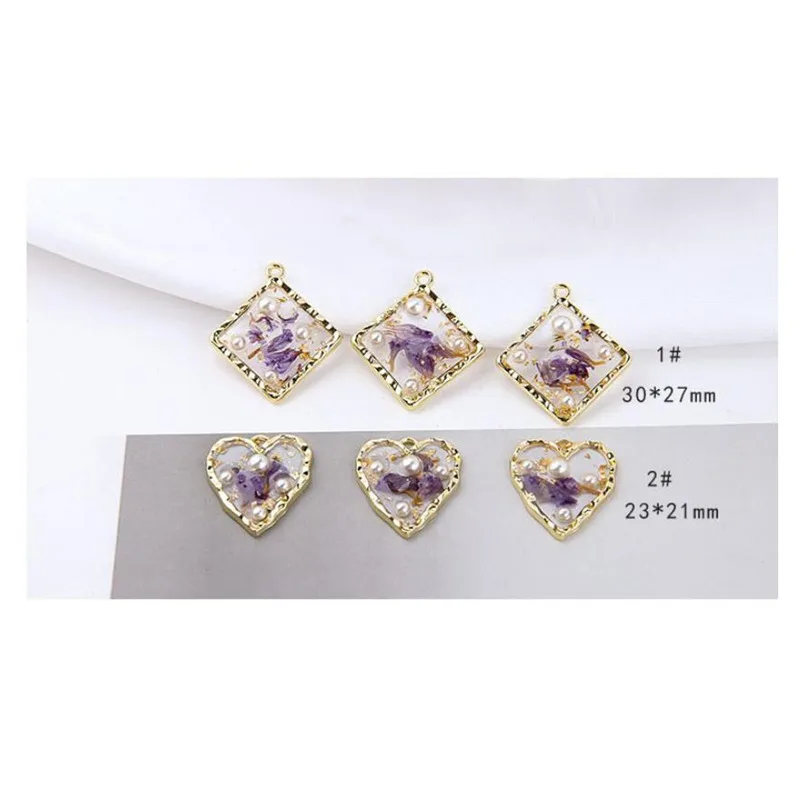 Ювелирные изделия из цинкового сплава ручной работы смолы подвески в виде