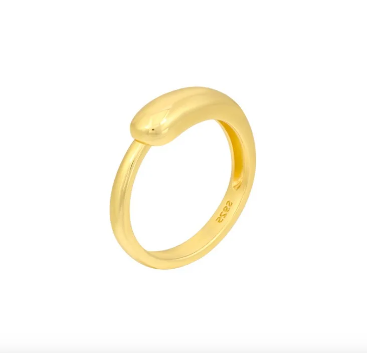

SPR3 Vintage Cross Gold Rings for Women Wedding Trendy Stainless Steel Rings