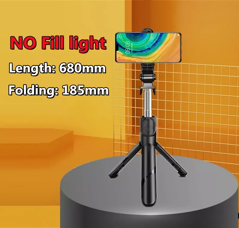 

Dron 2021 NEW Wireless Bluetooth Selfie Tripod Foldable Monopods For Smartphones Selfie Stick Wholesale Hot