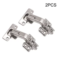 2pcs fixed home cupboard folded cold rolled steel fitting replacement parts kitchen cabinet furniture 135 degree door hinges