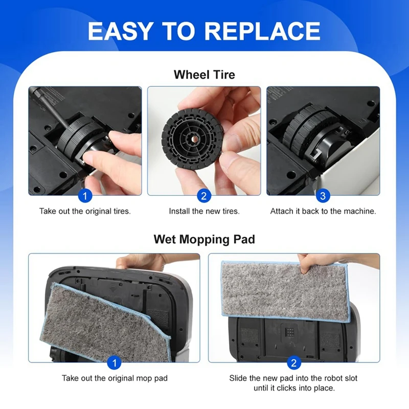 Насадки для влажной уборки и Сменные Шины Irobot Braava Jet M6 (6110) (6012) (6112) (6113) Аксессуары