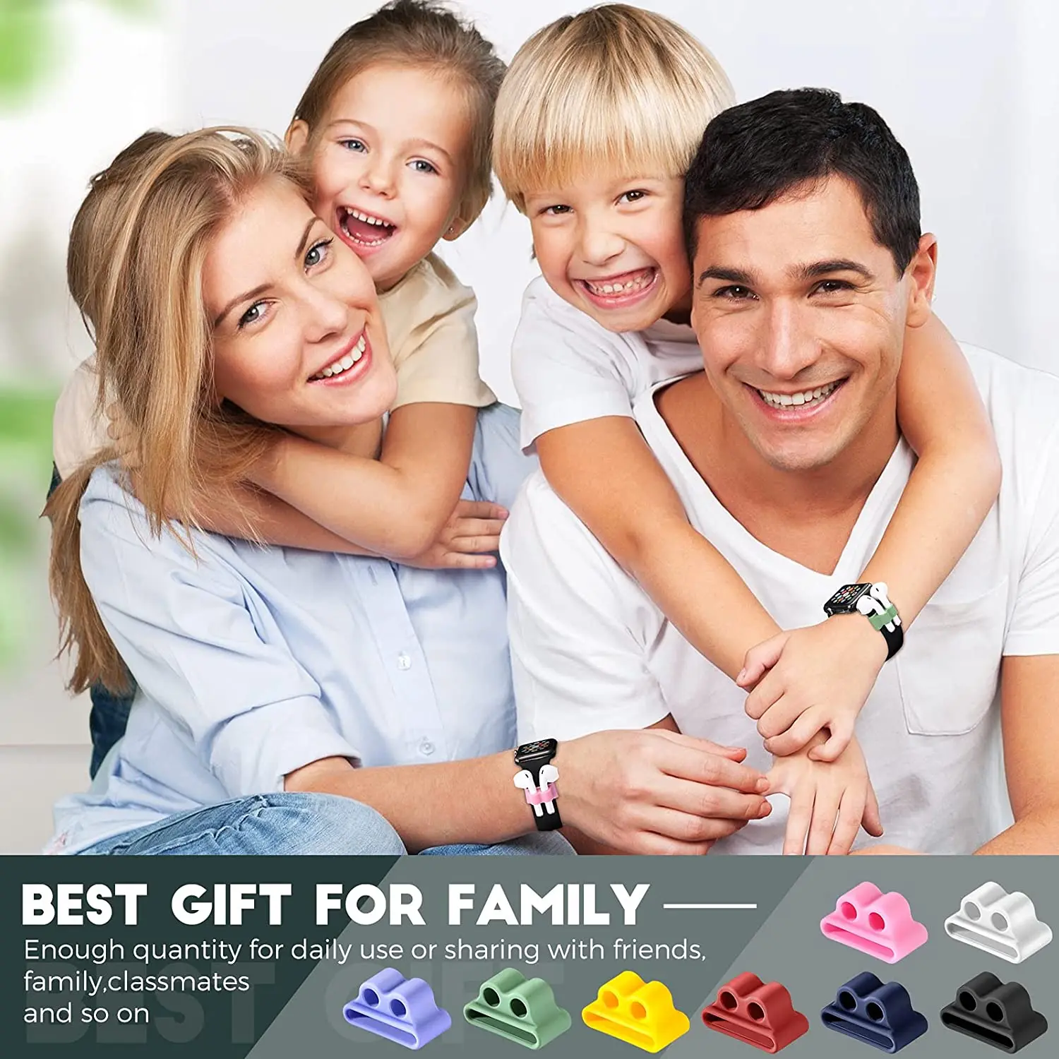 Держатель гарнитуры ремешок для часов полка защита от потери силиконовый