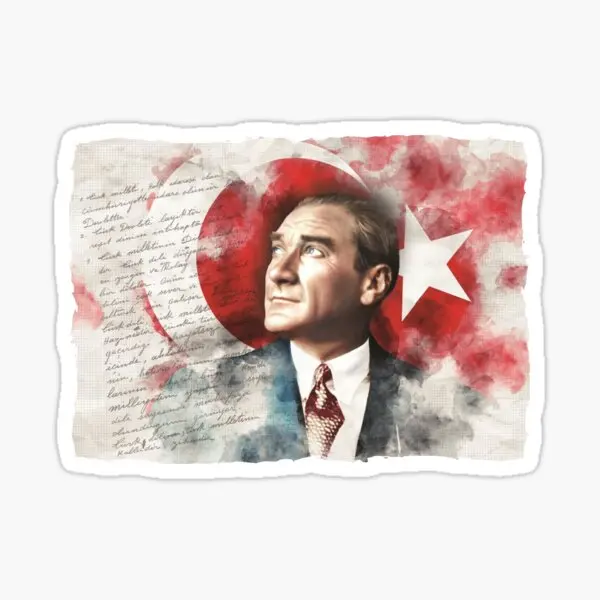 

Ataturk Car Sticker Colorful 18 Ebatında
