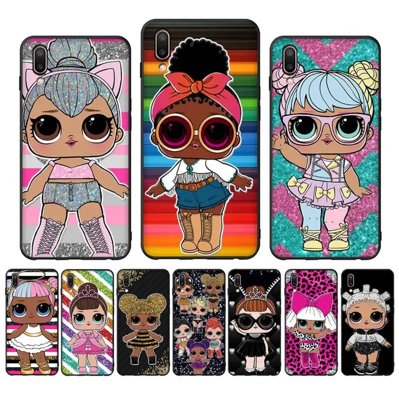 

Cartoon L-O-L Girls Phone Case for Vivo Y91C Y11 17 19 17 67 81 Oppo A9 2020 Realme c3 cover