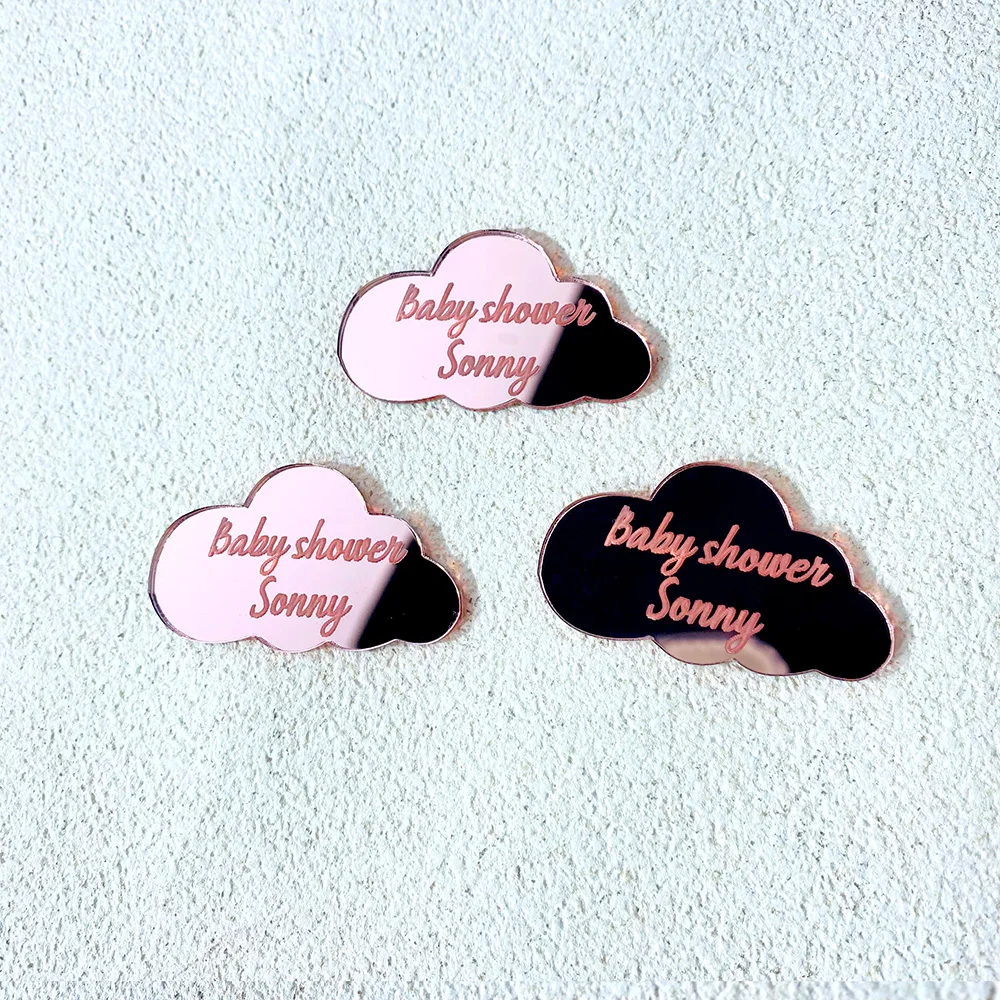 

Персонализированные акриловые облачные теги для дня рождения