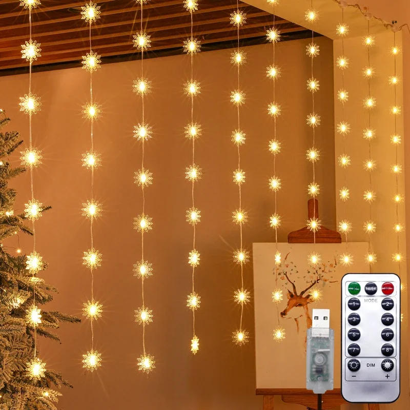 

STUXMOS Рождественская светодиодная занавеска теплый многоцветный