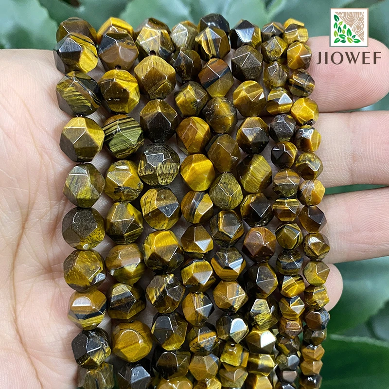 

Бусины из натурального камня Тигрового Глаза диаметром 6/8/10 мм