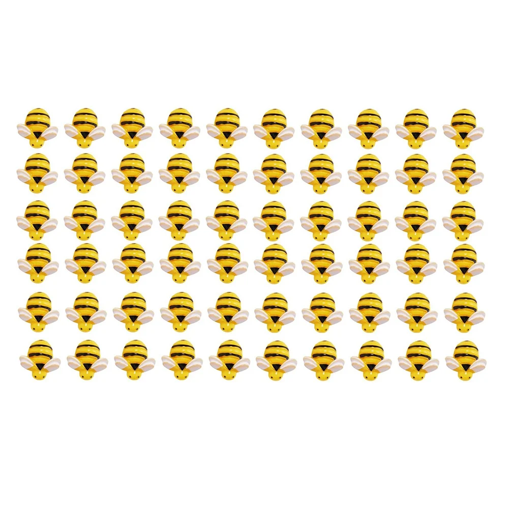 

Cute Push Pins Bees Hive Decor, Bumblebee Office Classroom Border Decor, Thumb Tack Bumble Bee Decorations 60 Pieces