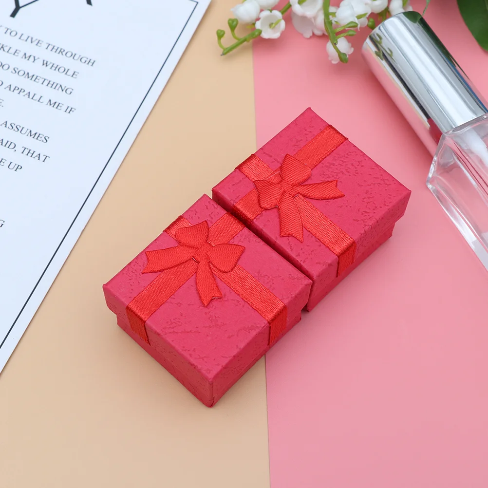 16-шт. Коробки для хранения с крышками. Органайзер колец. Картонные ювелирные