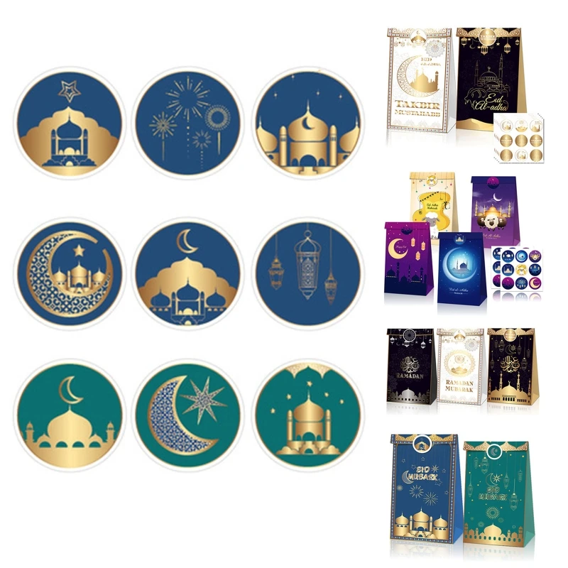 

12 шт., бумажные подарочные пакеты для сладостей