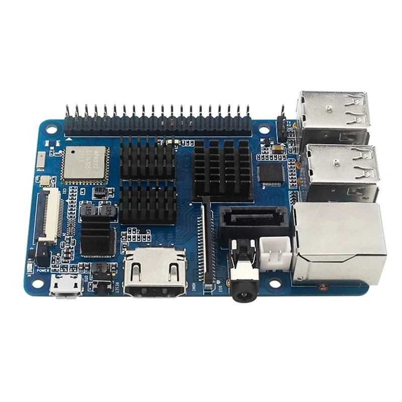 

For Banana Pi M2 Berry+4X Heat Sink Development Board Allwinner A40I Quad Core Cortex 1GB DDR3 RAM SATR Interface With Heat Sink