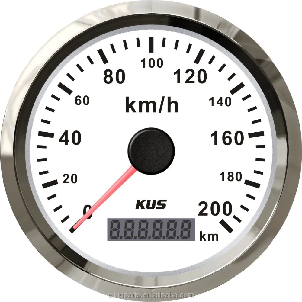 

KUS Auto Car Мотоцикл Грузовик 3 3/8 "GPS Спидометр Одометр измеритель 0-200 км/ч 12 в 24 В с подсветкой