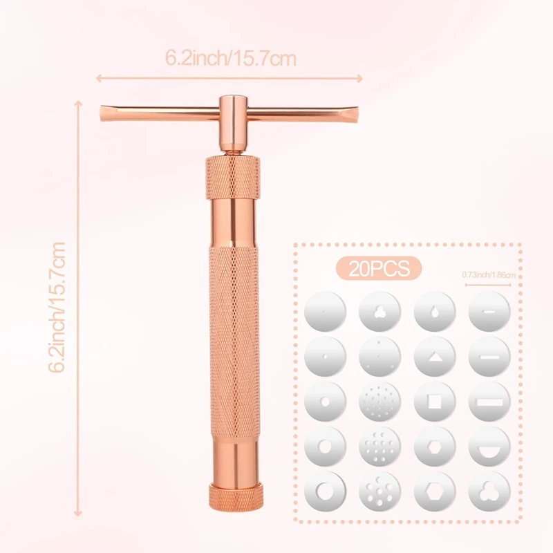 Экструдер для глины экструдер мастики из нержавеющей стали с 20 дисками сахарной