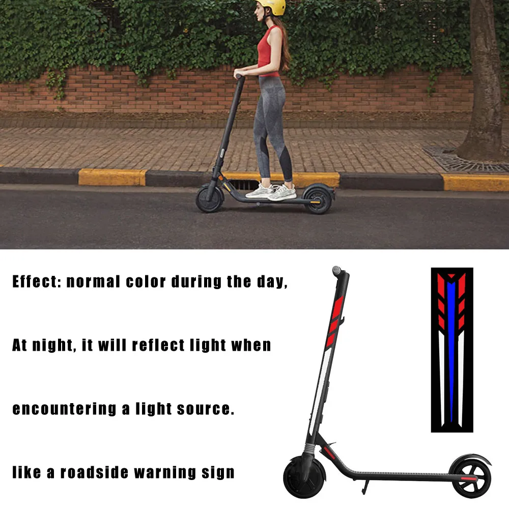 Для электроскутера Segway Ninebot ES1 ES2 антибликовое ночное предупреждение аксессуары