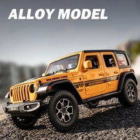 122 scale orv diecast pull back car chrysler jeeps wrangler rubicon metal model with light and sound alloy toys collection