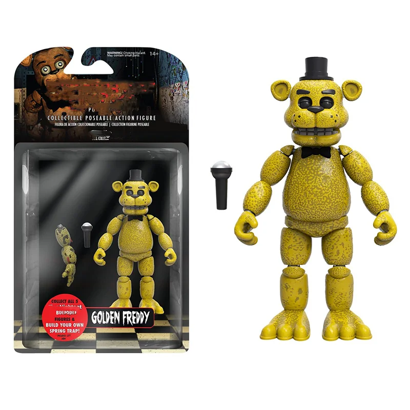 FNAF кошмар экшн-фигурка игрушка Фредди фазбер Бонни Фокси Чика ПВХ аниме Сборная