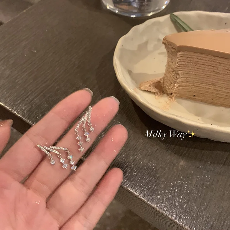 

Серьги-гвоздики Стразы в Корейском стиле, серьги Стразы серебряного цвета для молодых девушек, ювелирные изделия, аксессуары