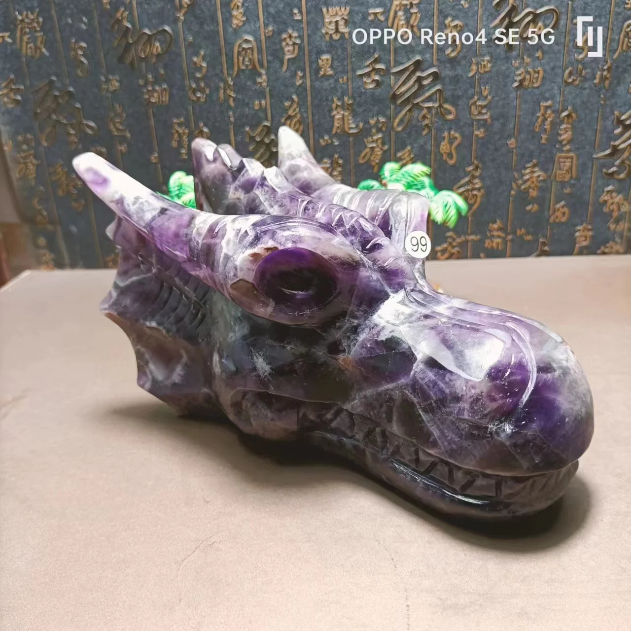 2145 г натуральный кварцевый кристалл энергия мечта аметист резной рейки кран