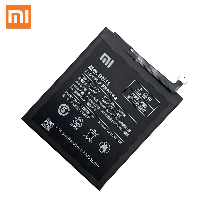 xiaomi phone battery redmi hongmi note 3 3s 4 4a 4x 5 5a 5x 6 6 7 7a go pro plus a2 lite bn41 bn31 bm47 replacement batteries free global shipping