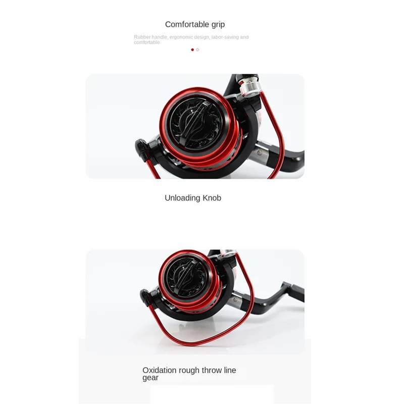 Рыболовная катушка 5000 складная катушка-качалка с одной ручкой рыболовная 5 2:1