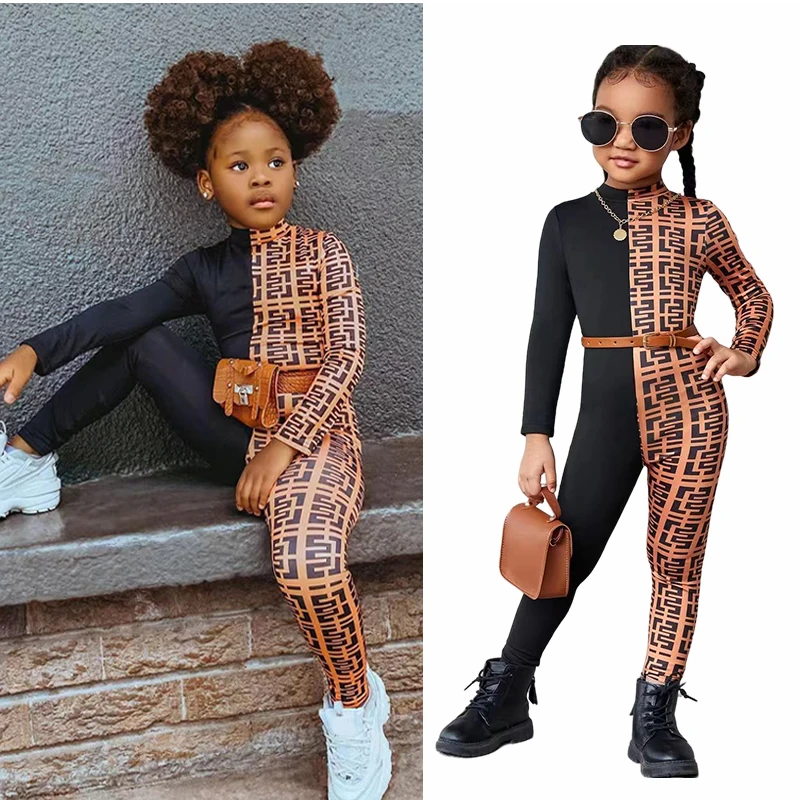 Детский комбинезон с длинным рукавом на возраст 1-8 лет