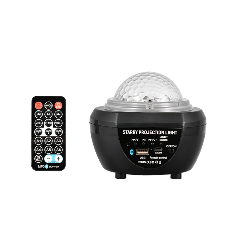 

Portable Projection Lamp Remote Control Usb Charging Led Night Light Atmosphere Lamp Colorful Dc5v